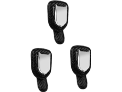 3 Piezas De Soporte Para Gafas Texturizado De Pu Con Clip, Accesorios Para Coche, Sujeción Segura Y