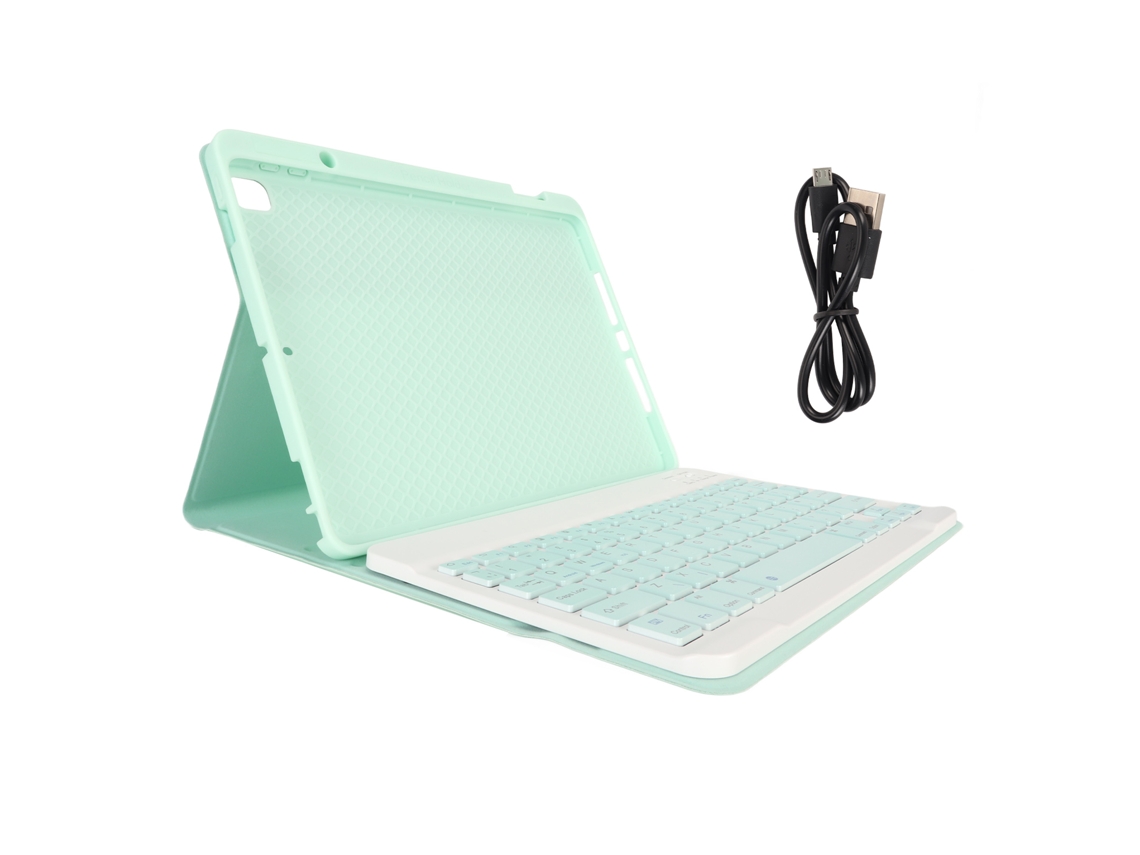 Teclado Inalámbrico Británico Para Tablet Ios Air 3 Pro De 10,5 Pulgadas Con Funda Protectora, Conexión Bluetooth De 10 M.