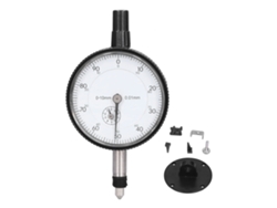 Calibrador De Reloj De Acero Inoxidable Con Brazo Ajustable De 0-10 Mm, Herramienta De Medición De Longitud De 0,01 Mm.