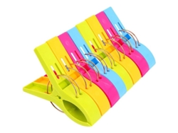 Cajones Para Toallas De Playa, 8 Piezas, Multicolor, Resistentes Al Viento Para Sillas De Playa Y Cruceros.