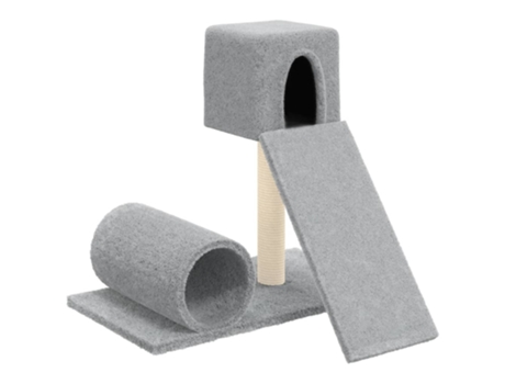 Rascador Para Gatos VIDAXL Con Postes De Sisal Gris Claro 59 cm