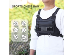 Bolsa Pectoral Deportiva Transpirable, Impermeable Y Reflectante Para Corredores.