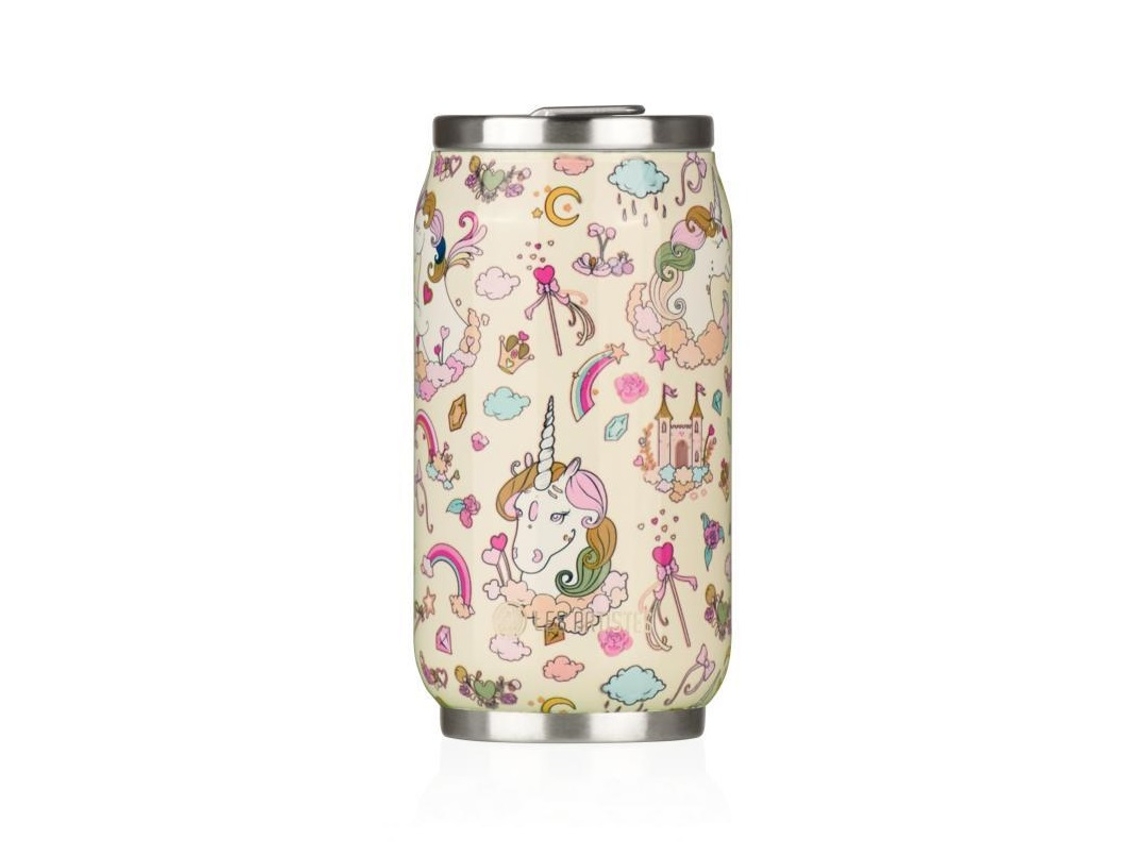 Botella LES ARTISTES PARIS (Acero - Beige - 7,2 x 7,2 x 14 cm)