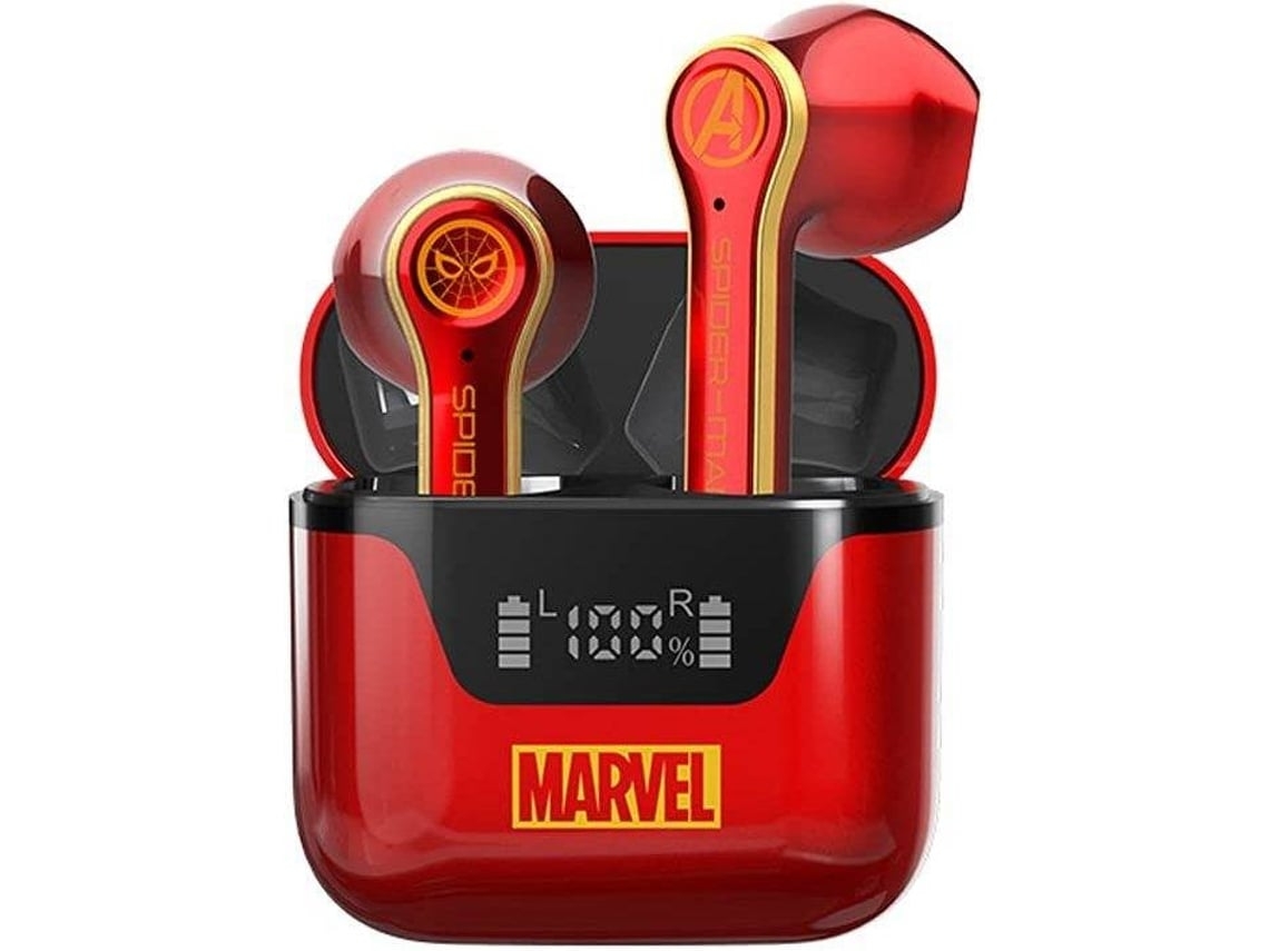 Auriculares Bluetooth True Wireless ENKERS Spiderman Tws 5.1 Pantalla de alta fidelidad estéreo de llamada inteligente