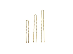 300pcs Pinzas De Pelo Bobby Doradas Delgadas En Forma De U Para Mujeres Clips De Pelo