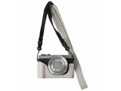 Estuche de cuero compatible con Canon PowerShot G7 X Mark III / G7 X Mark II con correa para el hombro Facpoet