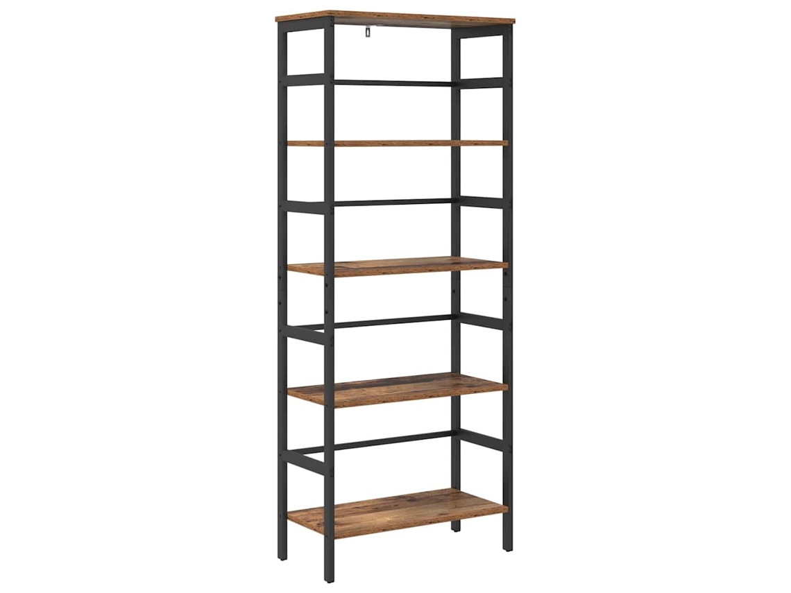 Estantería antigua de madera procesada MAISON EXCLUSIVE (60x29,5x149 cm)