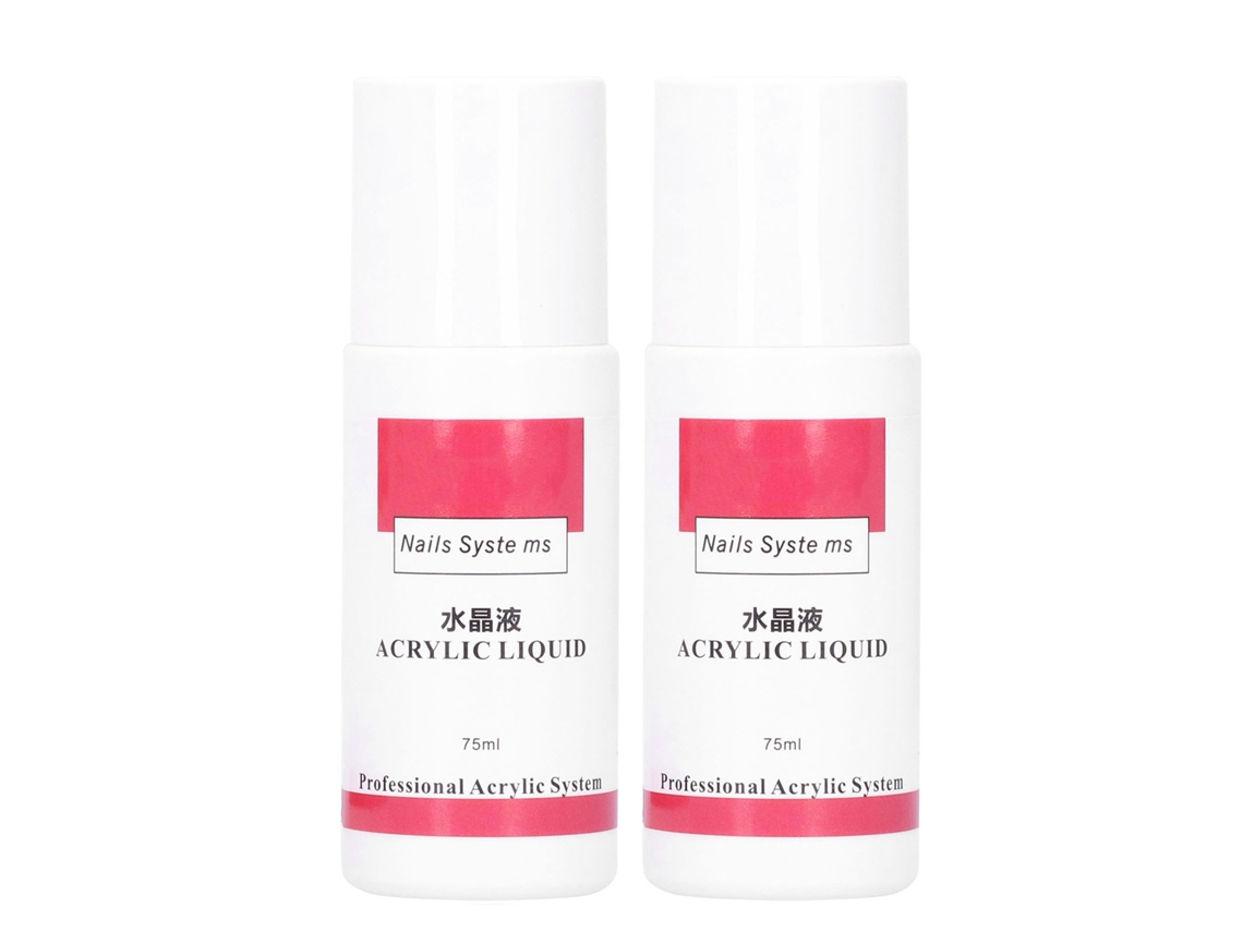 Unidades De Líquido Acrílico Para Uñas De 75 Ml Para Decoración, Extensión Y Esculpido De Uñas.