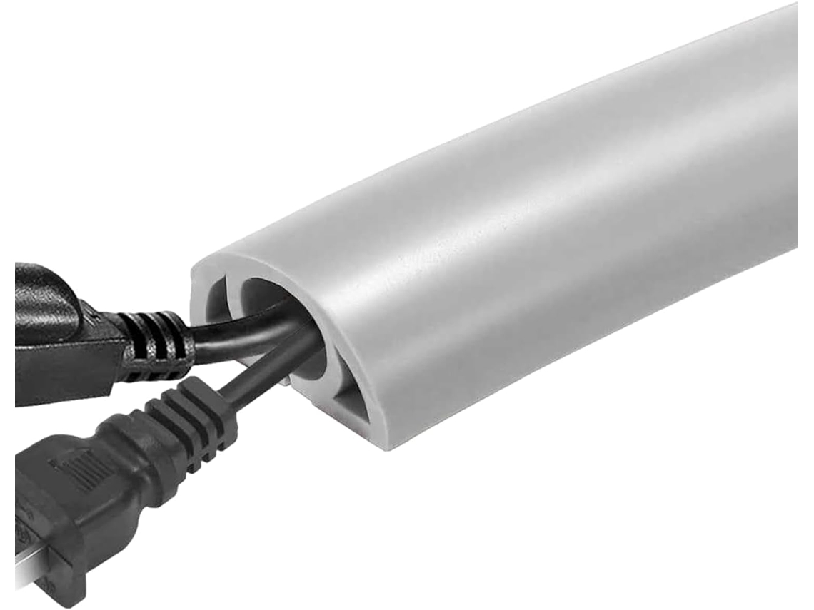 Protector De Cables De Pvc Flexible E Ignífugo Para Suelos, Con Cubierta Aislante Autoadhesiva Que Previene