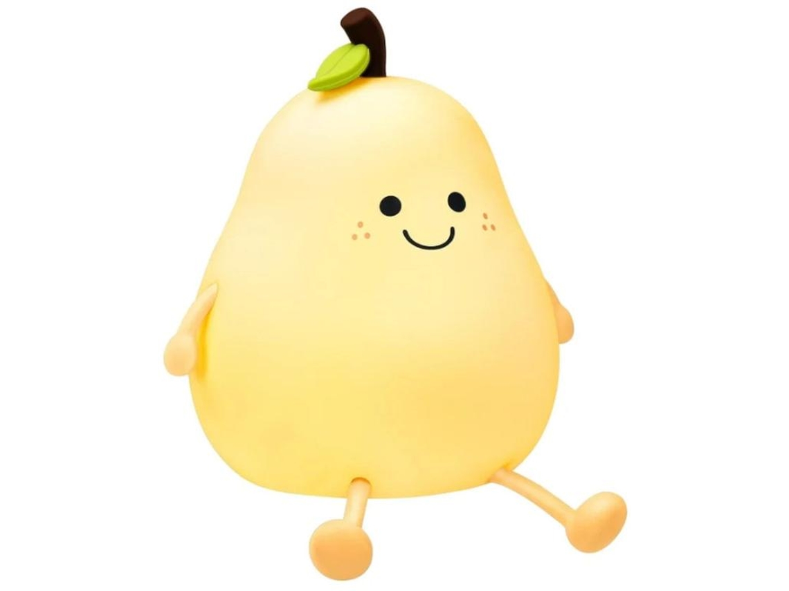 Luz Nocturna Yizhood Smiling Pear Led Con Cambio De Color Amarillo