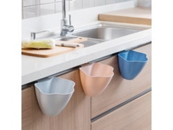 Mini bote de basura colgante con puerta de armario, para cocina, baño y bolsa de basura