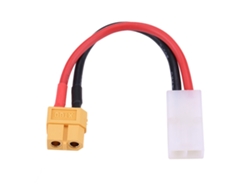 Adaptador De Conector Hembra Xt60 A Hembra Tamiya Grande Con Cable De Silicona De 14 Awg Para Accesorios Rc