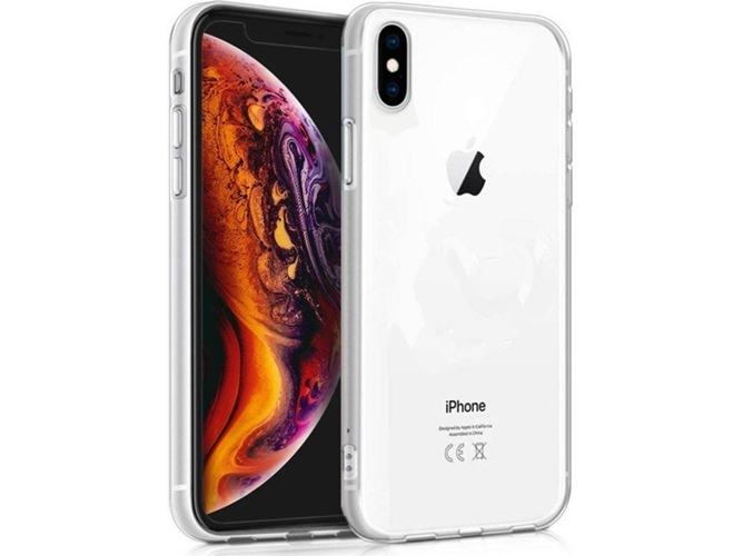 Funda iPhone XS Max COOL Silicona Transparente