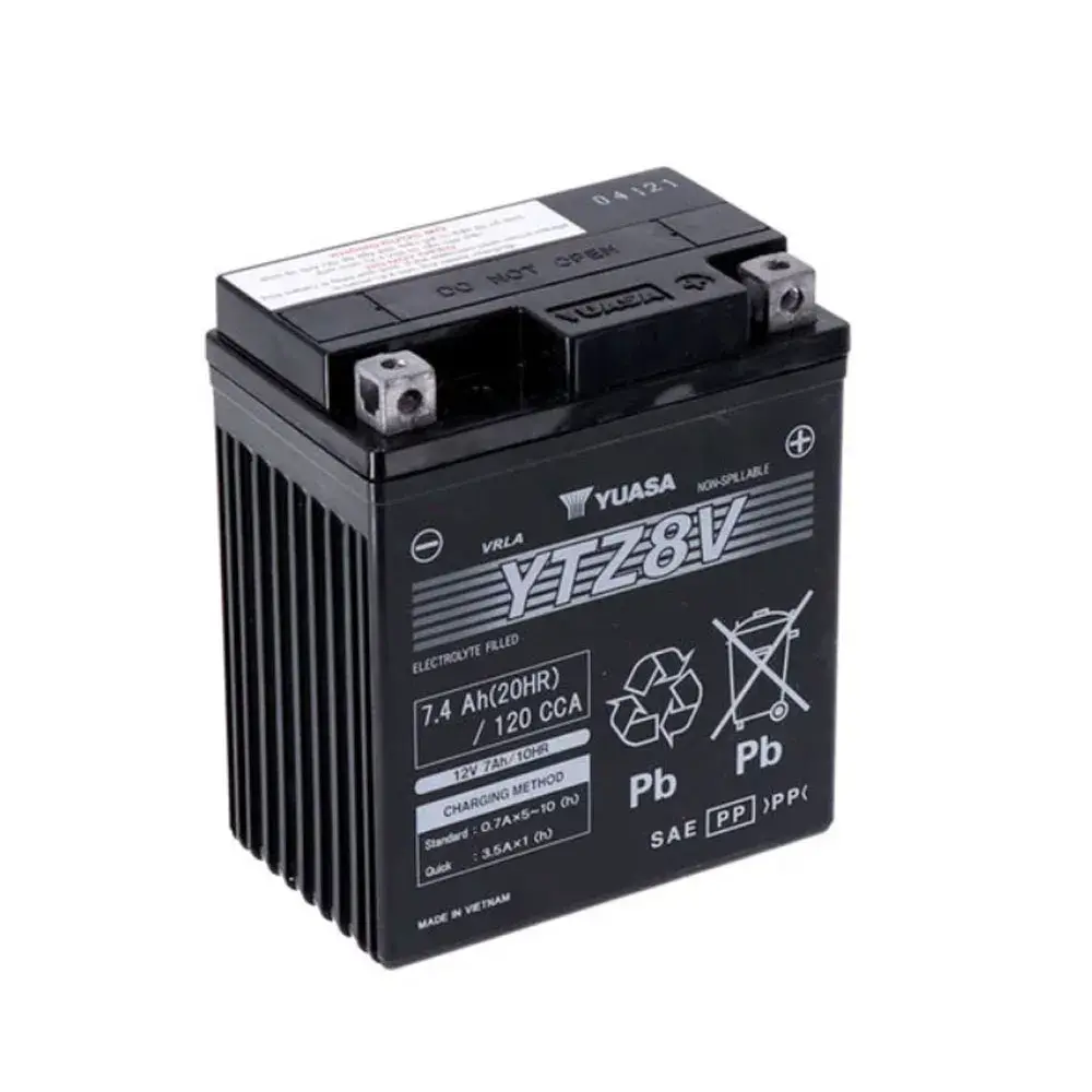 Batería de Moto YUASA YTZ8V 7,4Ah 12V