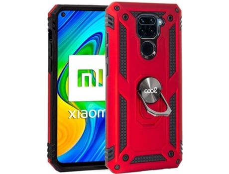 Funda Xiaomi Redmi Note 9 COOL Anillo Rojo