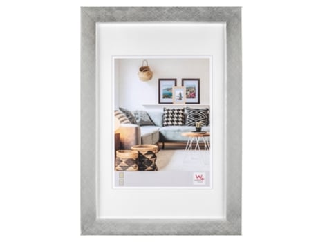 Nizza wooden frame 10x15 cm, silver