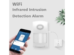 Detector de movimiento infrarrojo inalámbrico antimascotas para el hogar