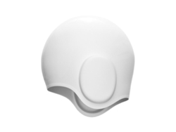 Gorro de natación unisex de silicona con protección para las orejas 3D
