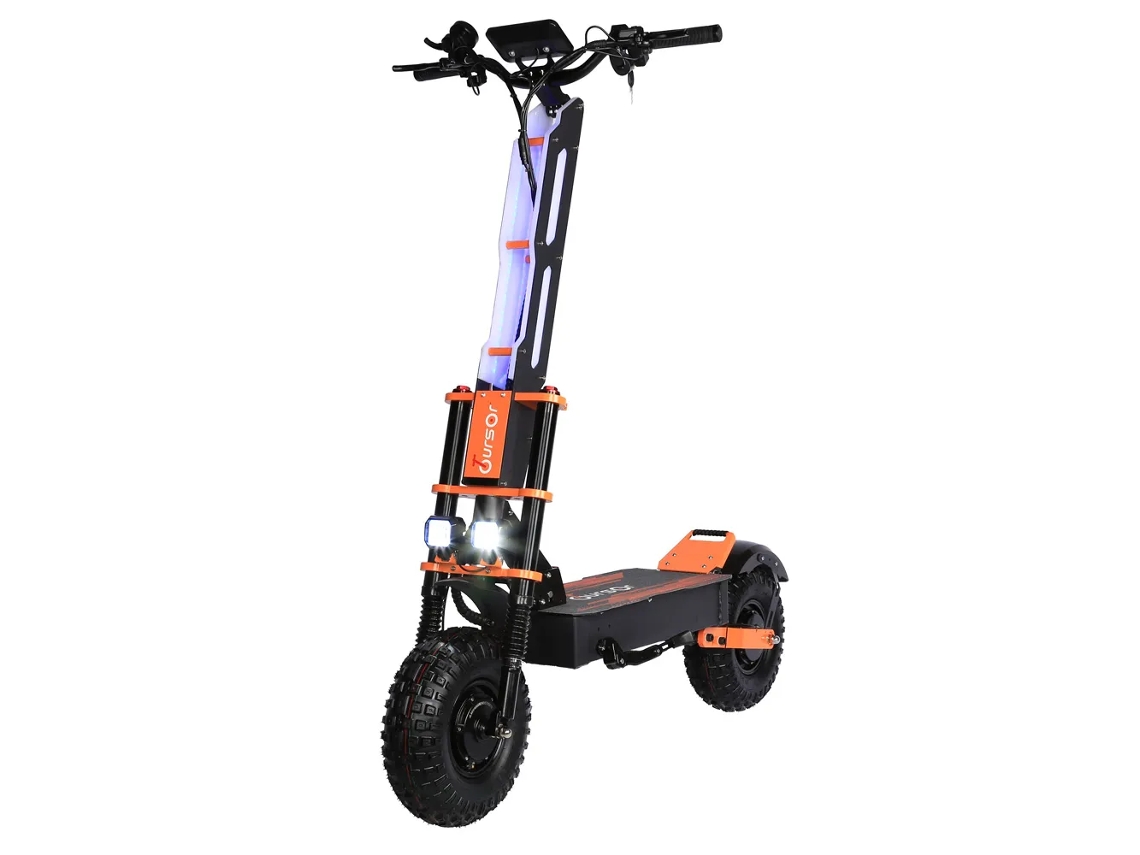Patinete eléctrico Toursor X8pro con batería de 60V 38,8Ah y pantalla de 14 pulgadas.