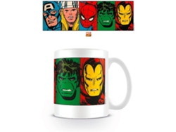 Taza Marvel Retro Heroes Faces 320 Ml PYRAMID