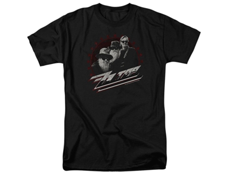 Camiseta ROCKINSTONE con foto de la banda ZZ TOP (XXL)