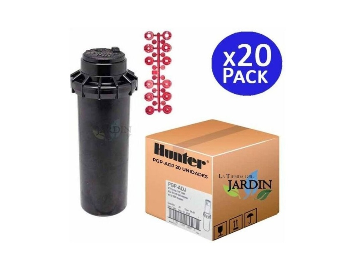 20 Aspersor HUNTER Pgp Adj 3/4 Alcance 6,4 a 15,8 M HUNTER