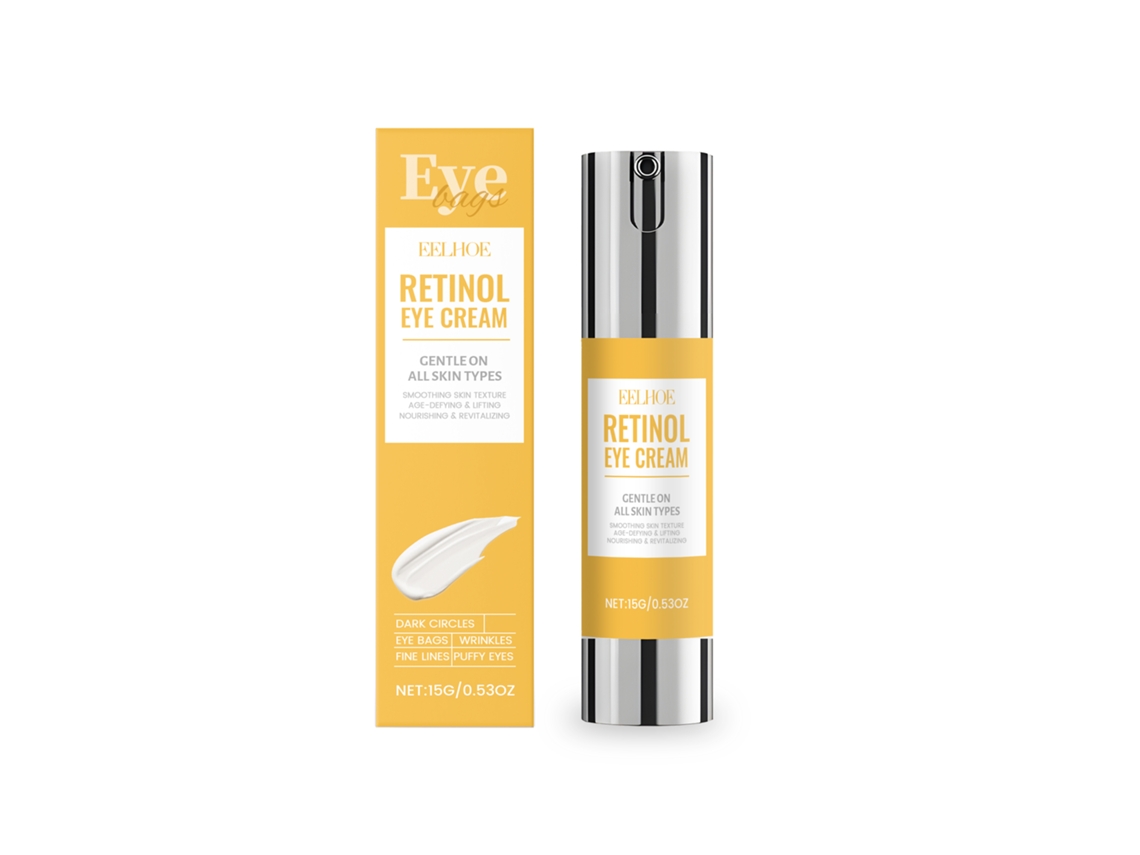 Crema antiedad para el contorno de ojos con retinol.
