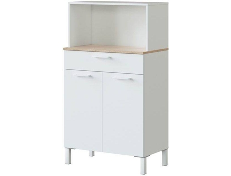 Armário HABITDESIGN Blanco Artik - Canadian (Melamina, PVC - 72 x 126 x 40 cm)