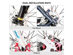 Kit De Freno De Disco Hidráulico Para Bicicletas Con Rotor De 160 Mm Para Bicicletas De Montaña Y De Carretera - Accesorios Para Bicicletas