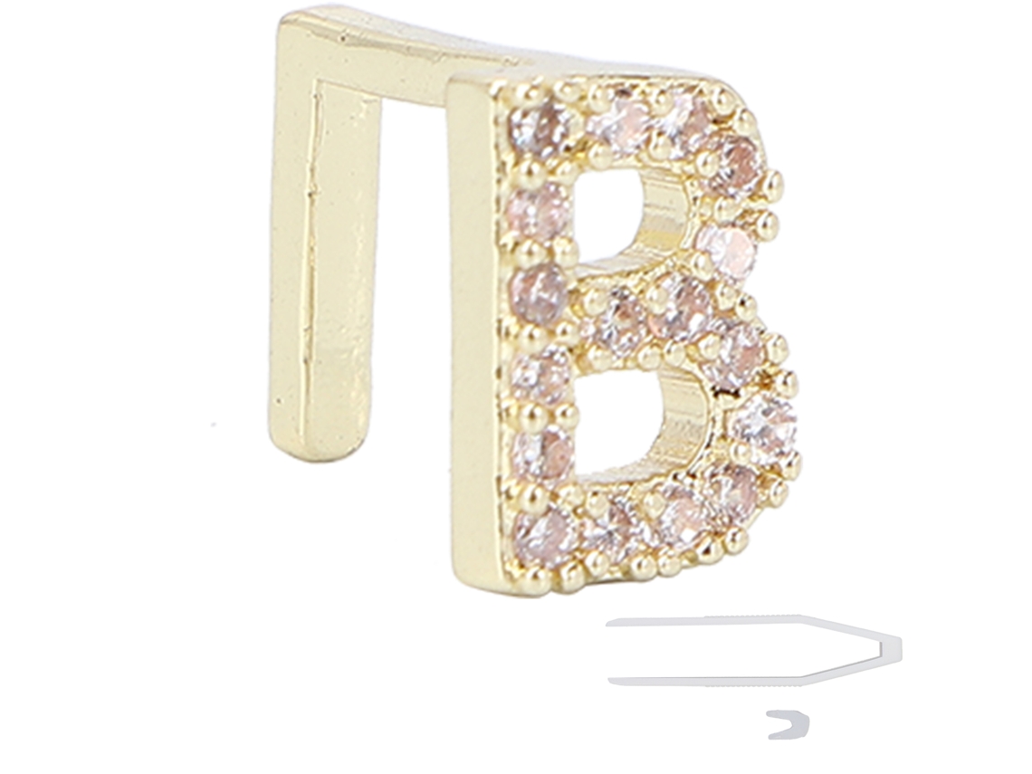 Dientes De Hip Hop Letras B Oro Removibles Para Halloween Fiesta Cosplay Accesorios