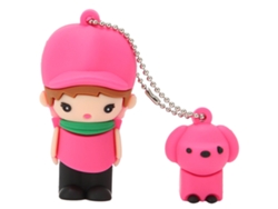 Unidad Flash Usb2.0 De 32g Con Diseño De Chica Linda, Memoria De Almacenamiento De Datos, Enchufa Y Reproduce
