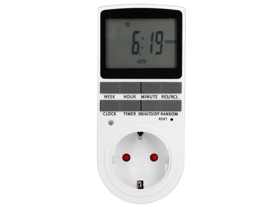 Temporizador Digital Inteligente Programable Para Enchufes De Lámparas, Ventiladores E Interruptores Temporizadores.