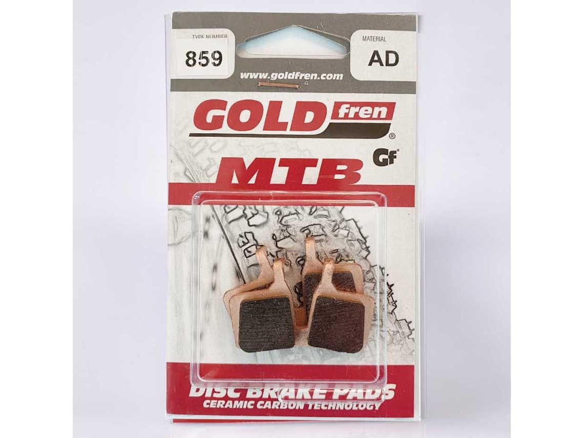 Pastilhas de Freio a Disco Sinterizadas com Tratamento Cerâmico Gf-859 Ad Magura Mt5 Douradogoldfren