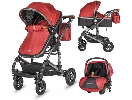 Carrito de Bebé COCCOLLE Ambra Rojo