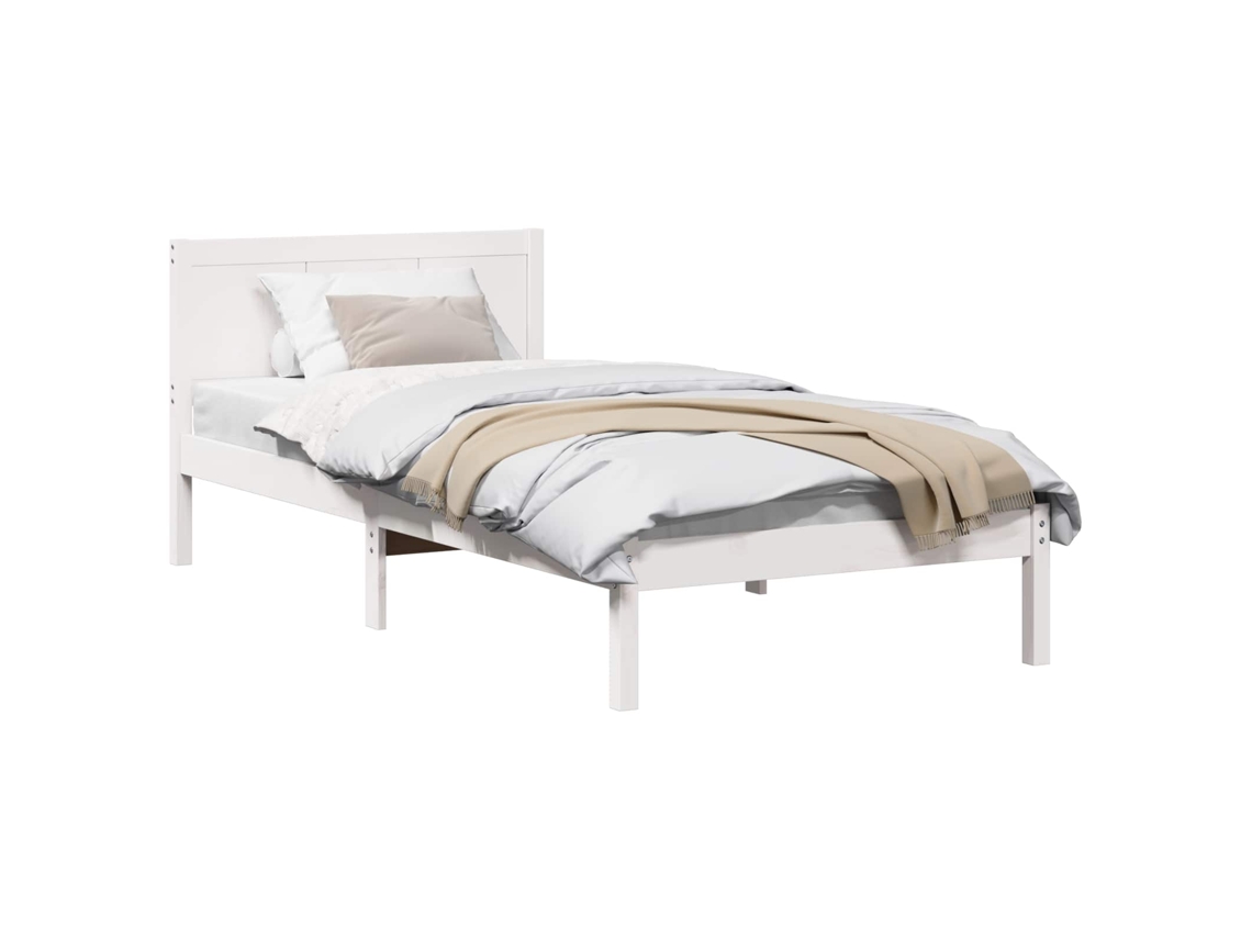 Maison Exclusive - Estructura De Cama 90 X 200 Cm Madera Maciza De Pino