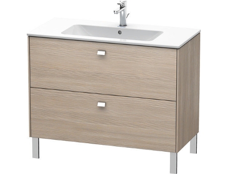 Mueble de aseo DURAVIT Brioso de 102,0 x 47,9 cm con 2 extraíbles incl. hueco para sifón y delantal para lavabo ME by Starck 233610