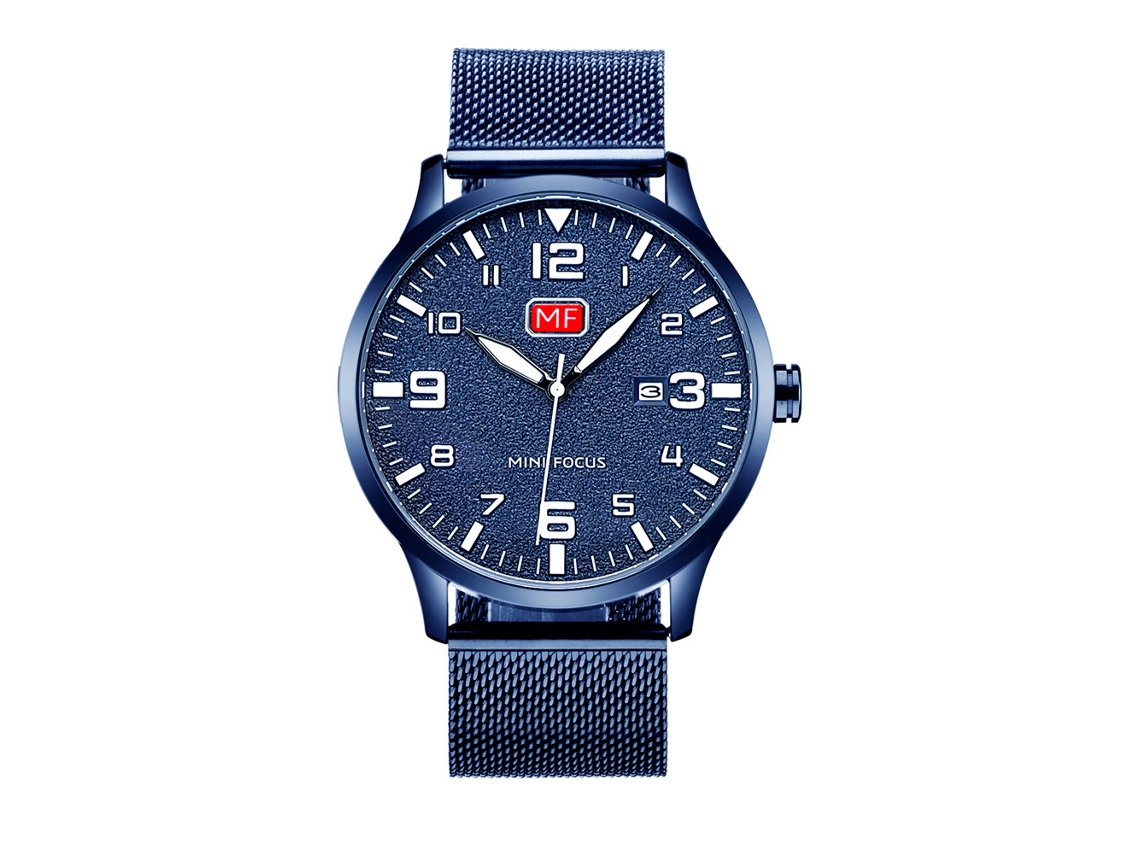 Reloj Hombre De Metal Impermeable Con Correa Ajustable Moda Mini Focus (2)