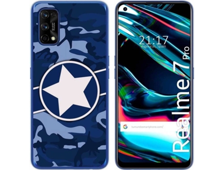 Carcasa Realme 7 Pro TUMUNDOSMARTPHONE Camuflaje 03 Multicolor