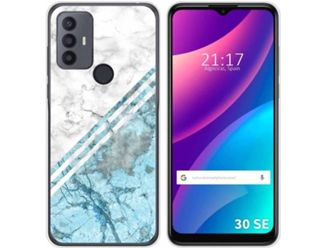 Carcasa para TCL 30 SE TUMUNDOSMARTPHONE Dibujos Mármol 02 Multicolor