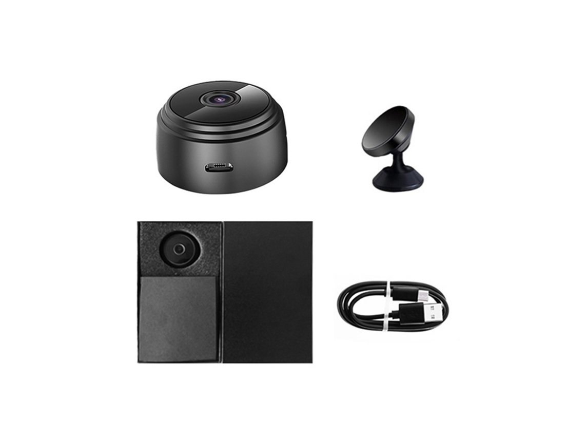 Mini Cámara Wifi A9 1080p Con Visión Nocturna Y Detección De Movimiento Para Seguridad En El Hogar.
