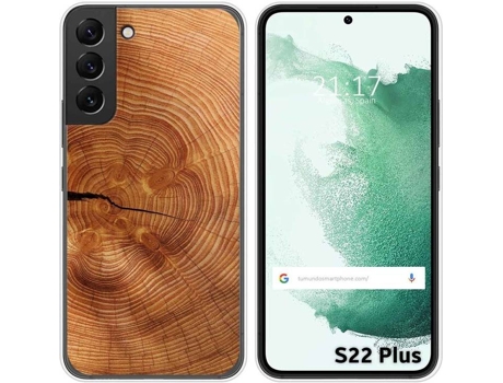 Carcasa Samsung Galaxy S22 Plus 5G TUMUNDOSMARTPHONE Dibujos Madera 04 Multicolor