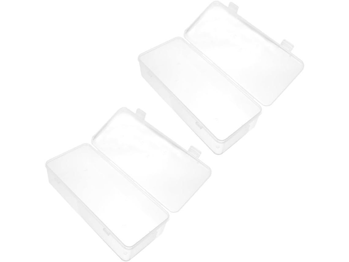 Transparencia: El diseño transparente de la caja permite