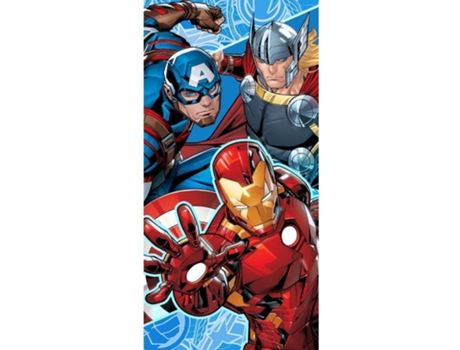 Toalla de Playa MARVEL Avengers (Rojo - Microfibra - 70 x 140 cm)