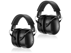 2 Protectores Auditivos Para Adultos, Cancelación De Ruido De 32 Db, Para Cortar El Césped, Tiro, Carpintería Y Construcción - Negro