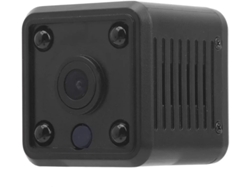 Mini cámara espía WiFi 1080P HD, visión nocturna, detección de movimiento, gran angular de 120°, SD, negra, Bestvite