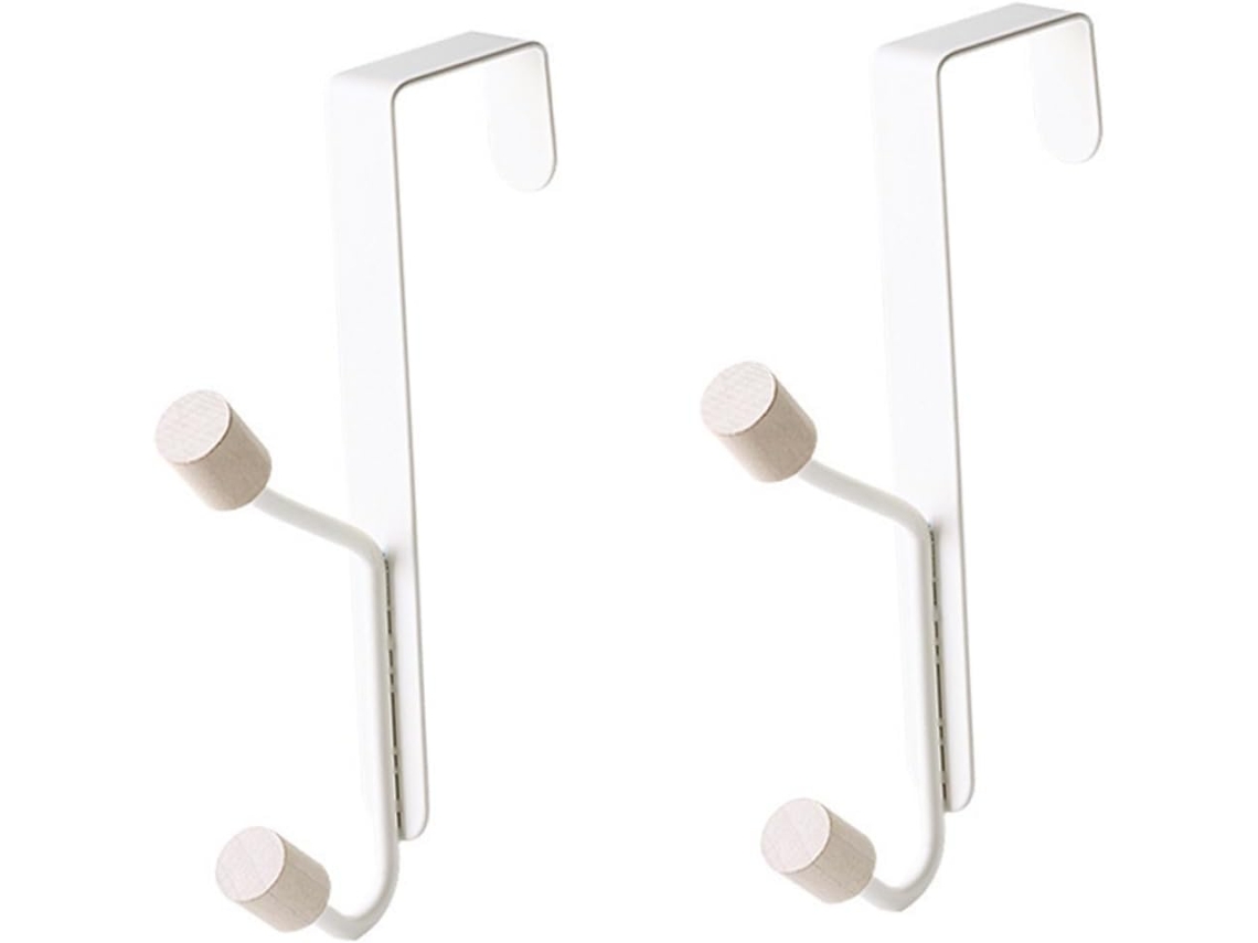 Ganchos Metal Colgar Puerta, 2 Piezas, Diseño Sin Rastro,