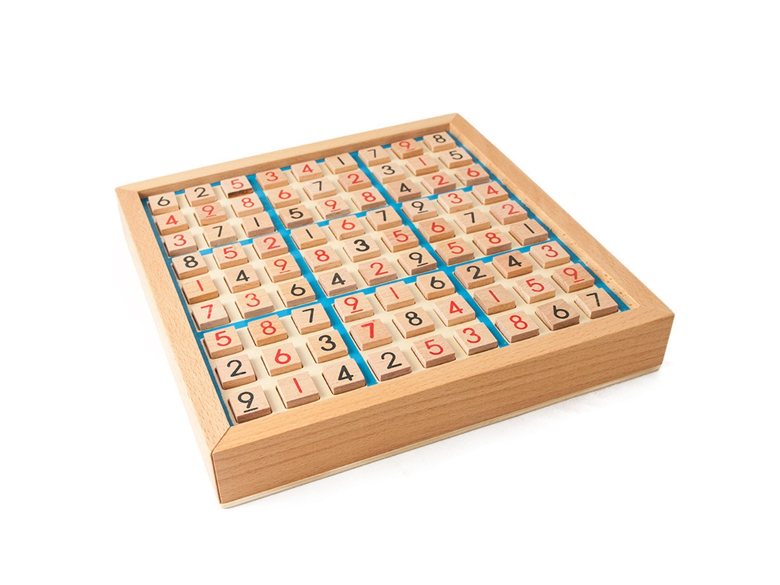 2026-tablero De Rompecabezas Matemático De Madera Juego Lógico Para Adultos Niños Azul
