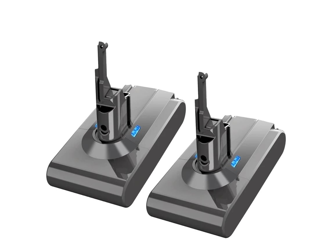 Batería Dyson V8, capacidad de 4000 mAh/6000 mAh, recargable de iones de litio, paquete de 2, 6 Ah