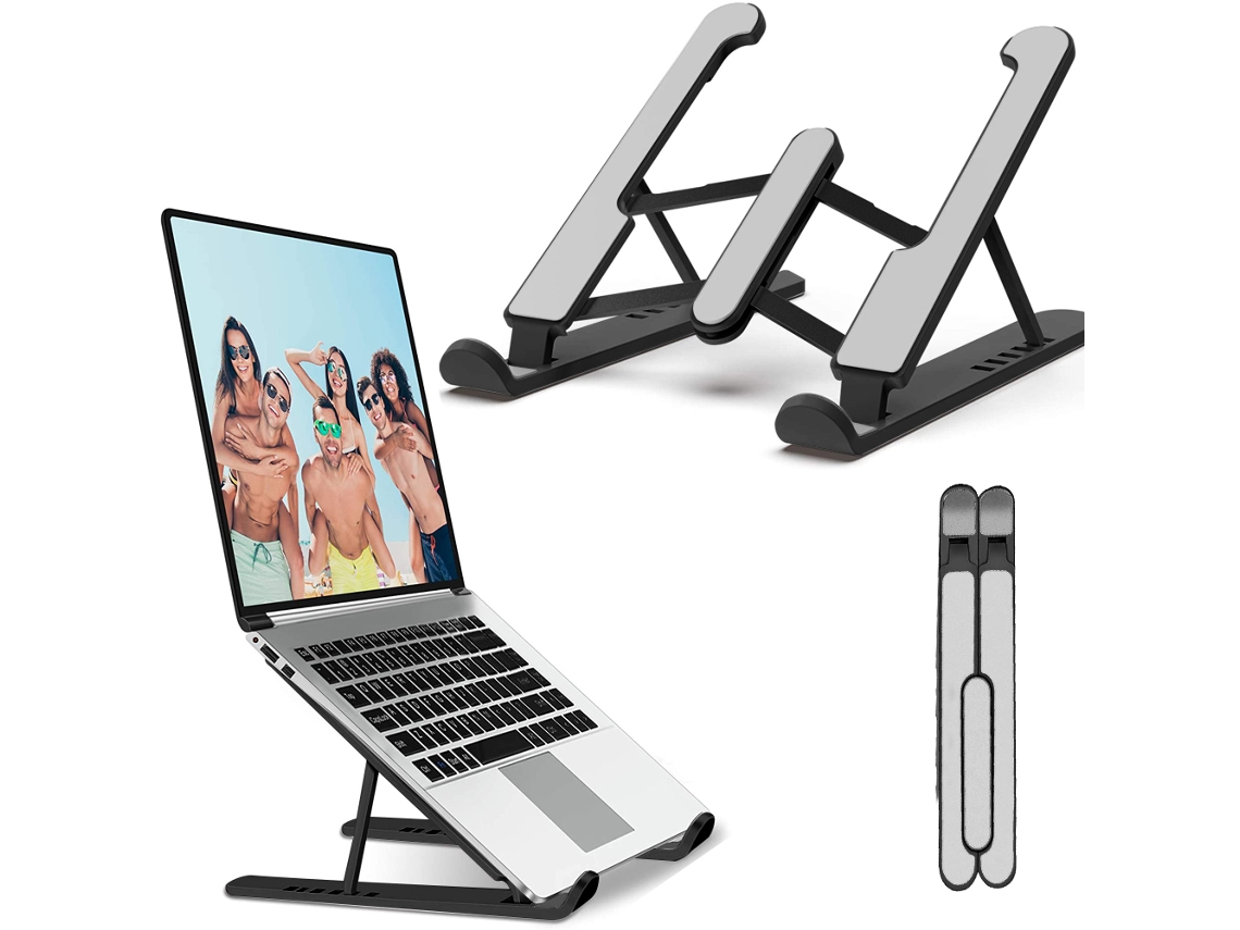 Soporte portátil ajustable de 6 niveles para computadora portátil