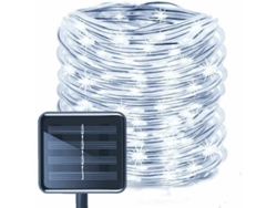 2026altiro-tira De Luces Led Solares De 12 M Con 100 Led, Resistente Al Agua Ip65, Para Decoración Exterior, Fiestas, Navidad Y Bodas.